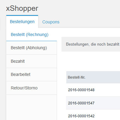 X-Shopper - eShop für das MODX CMS
